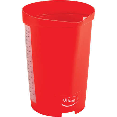 Cruche gradu&eacute;e, Plastique, Rouge, 65 oz Maritime Industrial Rubber