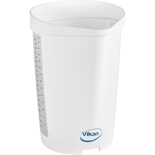 Cruche gradu&eacute;e, Plastique, Blanc, 65 oz Maritime Industrial Rubber