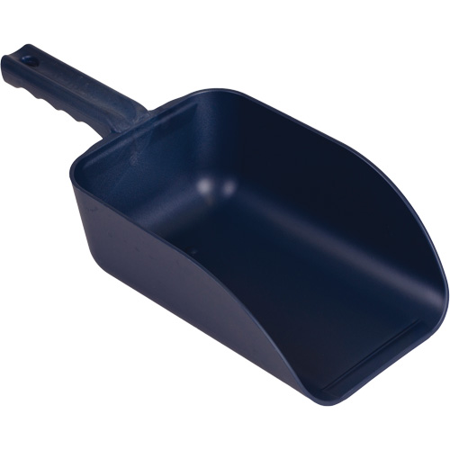 Metal Detectable Hand Scoop, Plastic, Blue, 82 oz. Maritime Industrial Rubber