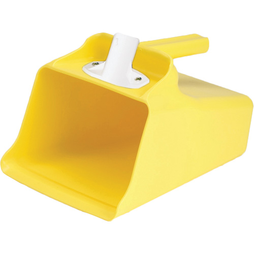 Mega Dipper Scoop, Plastic, Yellow, 128 oz. Maritime Industrial Rubber