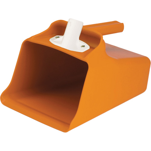 Mega Dipper Scoop, Plastic, Orange, 128 oz. Maritime Industrial Rubber