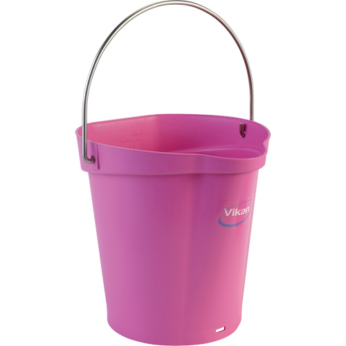 Seau, Rose, 1,5 gal. US Maritime Industrial Rubber