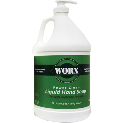 Savon pour les mains Power Clean, Liquide, 3,78 L, Parfum&eacute; Maritime Industrial Rubber