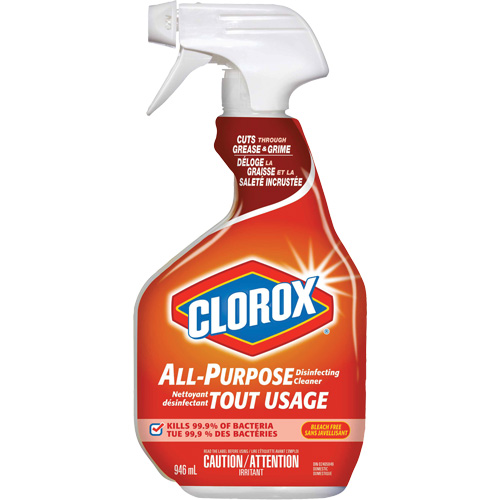 All-Purpose Disinfecting Cleaner Spray, 946 ml, Trigger Bottle Maritime Industrial Rubber