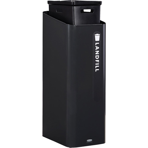Bac d'ordures destin&eacute;s &agrave; l'enfouissement Sustain, Plastique/Acier, 15 gal. US Maritime Industrial Rubber