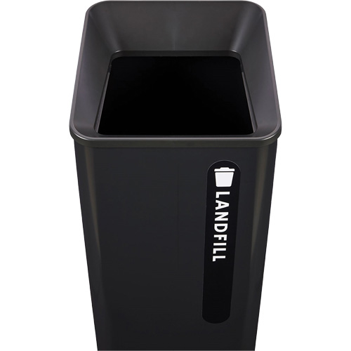 Bac d'ordures destin&eacute;s &agrave; l'enfouissement Sustain, Plastique/Acier, 23 gal. US Maritime Industrial Rubber