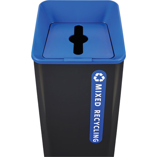 Bac de recyclage mixte Sustain, Vrac, Plastique, 23 gal. US Maritime Industrial Rubber