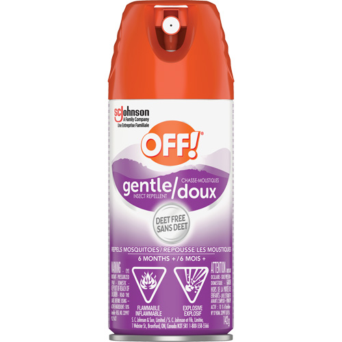 R&eacute;pulsif &agrave; insectes doux Off!, Sans DEET, A&eacute;rosol, 142 g Maritime Industrial Rubber