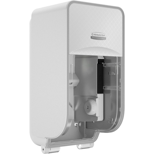 Icon Standard Roll Vertical Toilet Paper Dispenser, Multiple Roll Capacity Maritime Industrial Rubber