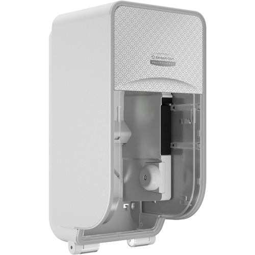 Icon Standard Roll Vertical Toilet Paper Dispenser, Multiple Roll Capacity Maritime Industrial Rubber