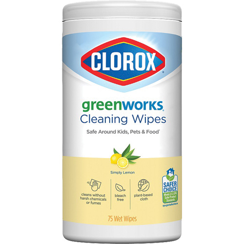 Lingettes nettoyantes GreenWorks, 75 lingettes Maritime Industrial Rubber