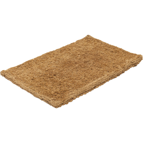 Indoor/Outdoor Coco Mat, Scraper, 1-5/6' x 3' x 1-3/8", Natural Maritime Industrial Rubber