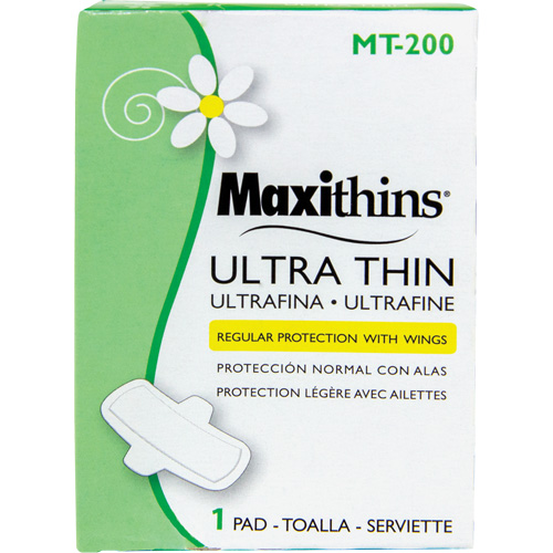 Maxithins&reg; Maxi Pad Ultra Thin with Wings Maritime Industrial Rubber