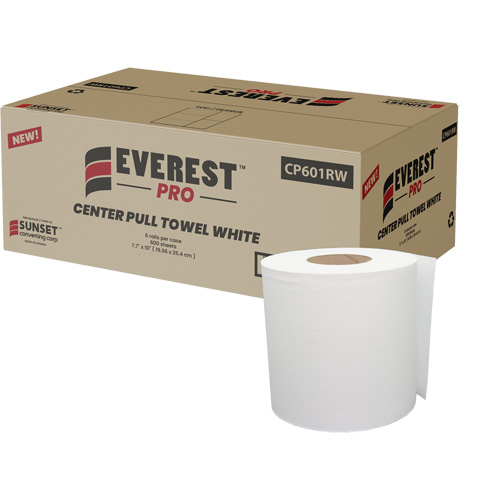 White Paper Towels, 1 Ply, Centre Pull Maritime Industrial Rubber