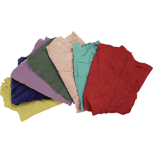 Chiffons fabriqu&eacute;s &agrave; partir de mat&eacute;riaux recycl&eacute;s, Molleton, M&eacute;lange de couleurs, 25 lb Maritime Industrial Rubber
