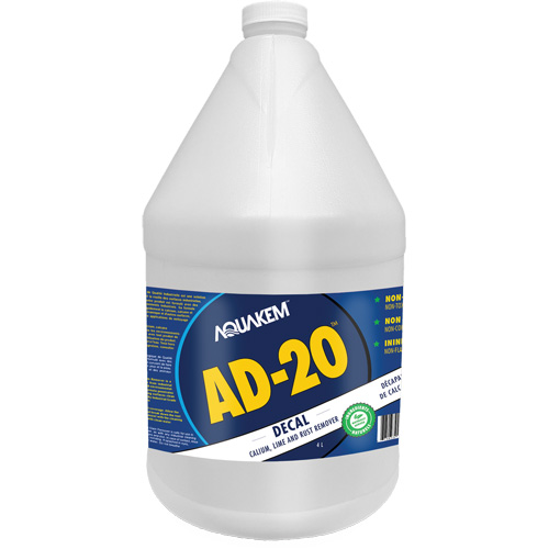 D&eacute;tachant &eacute;cologique de qualit&eacute; industrielle pour le calcium, chaux et rouille AD2 Decal &eacute;tiquette blanche, Cruche Maritime Industrial Rubber