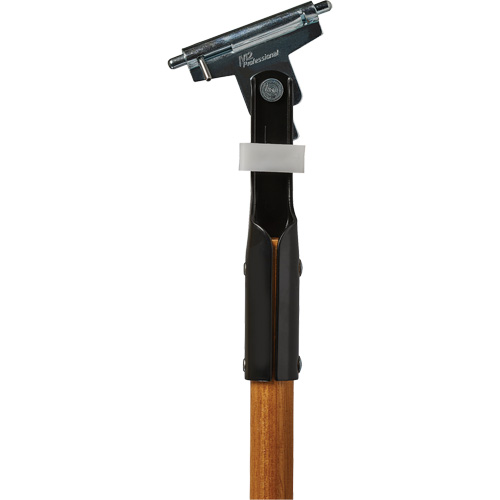 Clipper Dust Mop Handle, Wood, Quick-Connect Tip, 1" Diameter, 60" Length Maritime Industrial Rubber