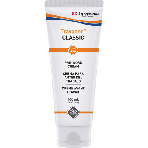 Cr&egrave;me protectrice contre l'huile, la graisse et les adh&eacute;sifs Travabon Classic, Tube, 100 ml Maritime Industrial Rubber