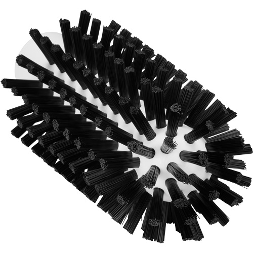 Cleaning Brush, Stiff Bristles, 5-7/10" Long, Black Maritime Industrial Rubber