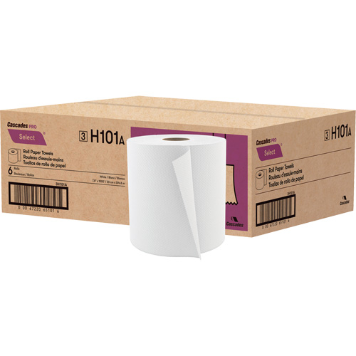 Rouleau de papier essuie-tout PRO Select, 1 pli, Standard, 1000' lo Maritime Industrial Rubber
