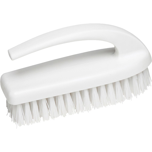 Iron-Style Brush, 6" L, Polypropylene Bristles, Blue Maritime Industrial Rubber