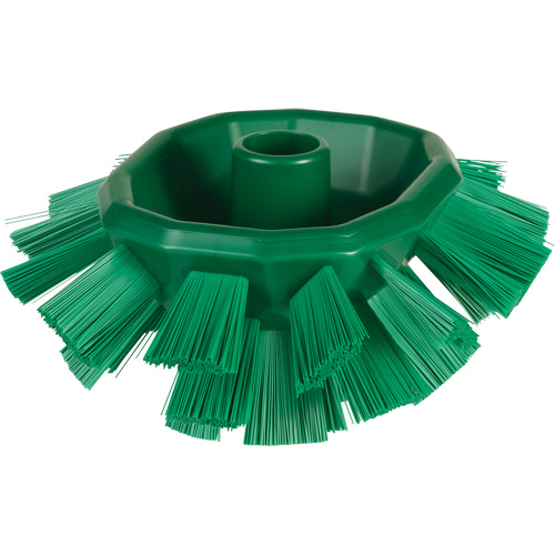 Brosse UST pour cuves, Soies Ferme, Longueur de 7-1/2", Vert Maritime Industrial Rubber