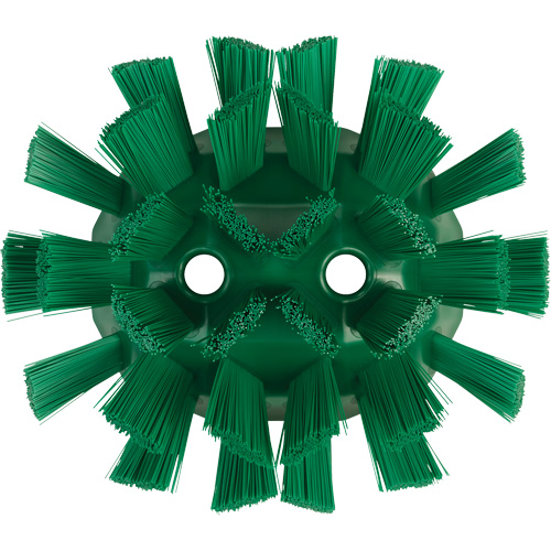 Brosse UST pour cuves, Soies Ferme, Longueur de 7-1/2", Vert Maritime Industrial Rubber