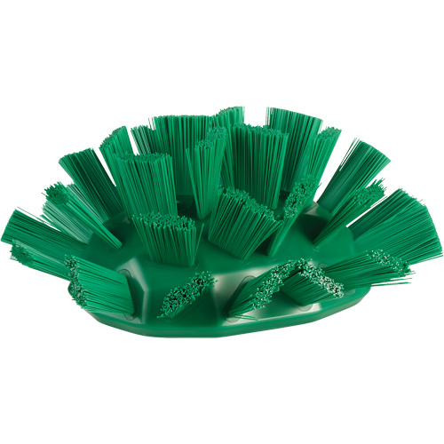 Brosse UST pour cuves, Soies Ferme, Longueur de 7-1/2", Vert Maritime Industrial Rubber