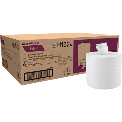 Paper Towel Roll, 2 Ply, Centre Pull Maritime Industrial Rubber