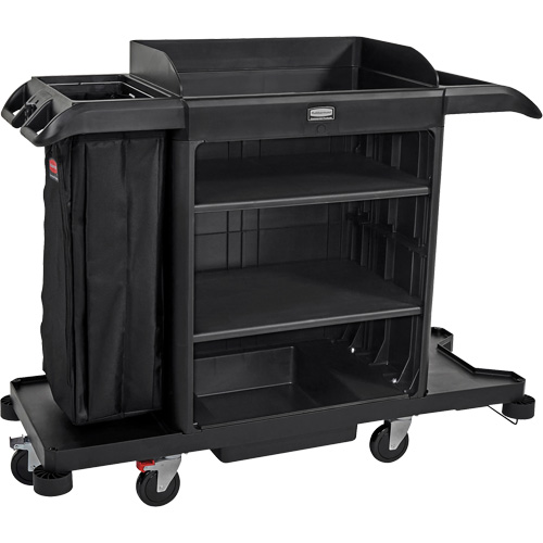 Full Size Housekeeping Cart Maritime Industrial Rubber
