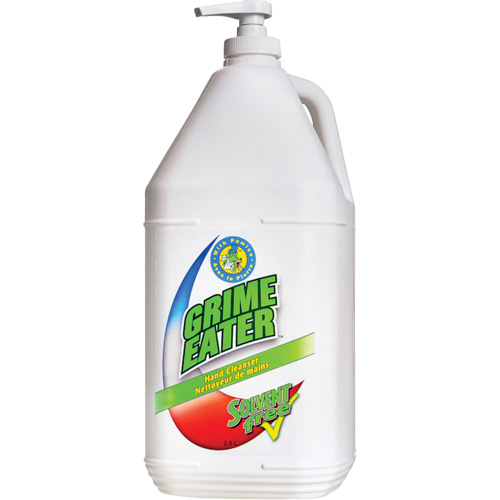 Nettoyant pour les mains sans solvants, Pierre ponce, 3,5 L, Bouteille, Cerise au miel Maritime Industrial Rubber
