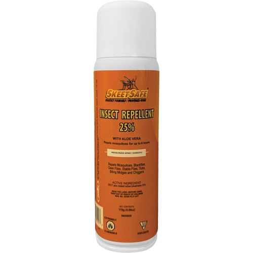 Insectifuge, DEET &agrave; 25 %, A&eacute;rosol, 170 g Maritime Industrial Rubber