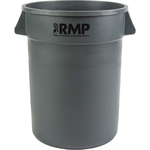 Garbage Bin, Polyethylene, 32 US gal. Maritime Industrial Rubber