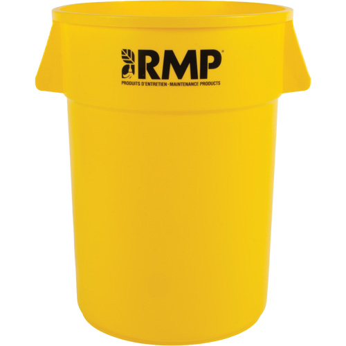 Garbage Bin, Polyethylene, 44 US gal. Maritime Industrial Rubber