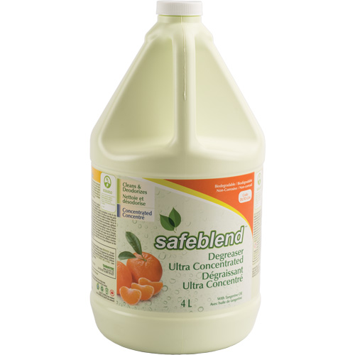 Ready-To-Use Multipurpose Cleaner & Degreaser with Tangerine Oil, 4 L, Jug Maritime Industrial Rubber