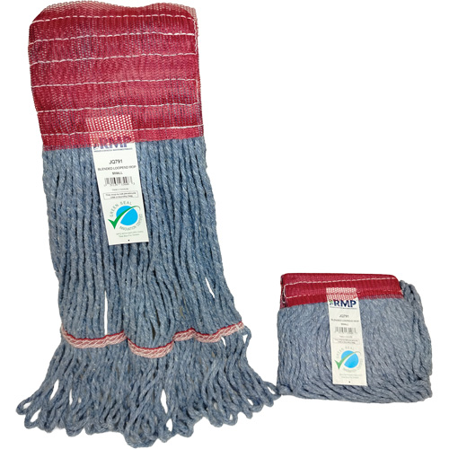 T&ecirc;te de vadrouille &agrave; bande large, Antimicrobien/Finition de plancher/Sp&eacute;cialis&eacute;, Coton/Rayonne/Synth&eacute;tique, Style Boucle Maritime Industrial Rubber