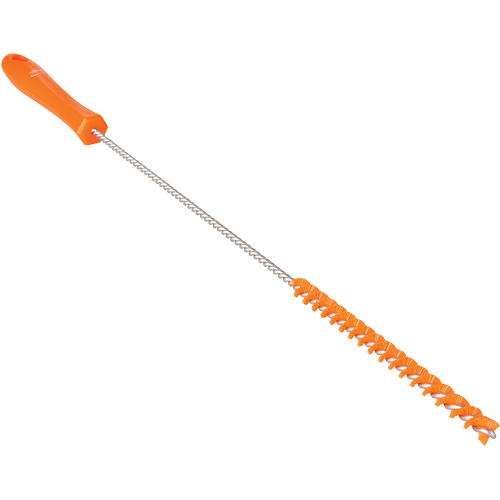 Brosse pour tubes, Soies Ferme, Longueur de 19-7/10", Orange Maritime Industrial Rubber