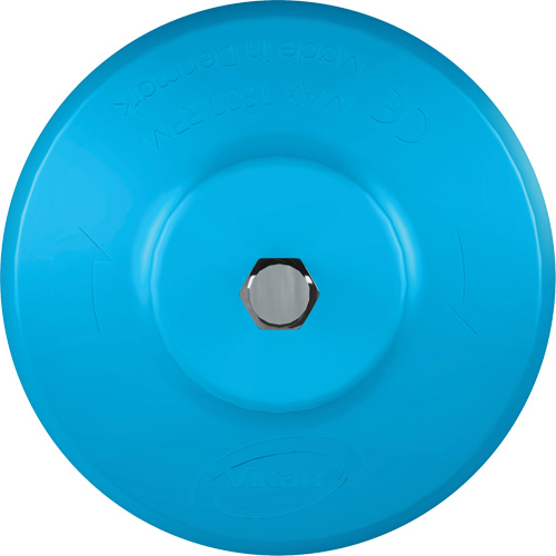 Brosse ronde HyDrive pour perceuse, Soies Tr&egrave;s ferme, Longueur de 3-1/10", Bleu Maritime Industrial Rubber
