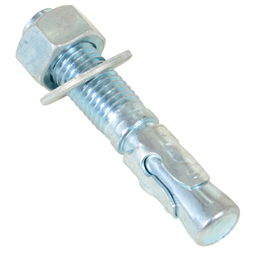 Wedge Bolt Anchor, Zinc Plated, 3/4" x 4-1/4" Maritime Industrial Rubber