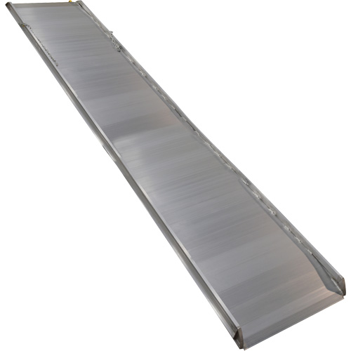 Aluminum Walk Ramp, 1000 lbs. Capacity, 38" W x 193-1/8" L Maritime Industrial Rubber
