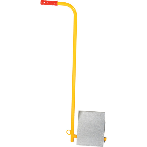 Cale de roues en aluminium avec poign&eacute;e, 7" la x 11-7/8" p x 7-11/16" h Maritime Industrial Rubber