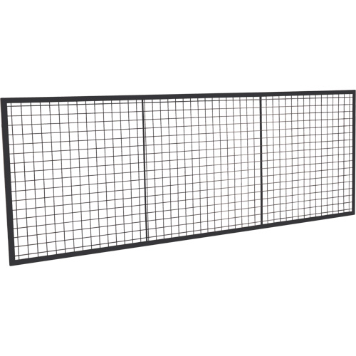 Wire Mesh Partition Panel, 3' H x 8' W Maritime Industrial Rubber