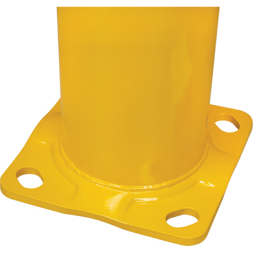 Butoir de s&eacute;curit&eacute;, Acier, 42" h x 5-1/2" la, Jaune Maritime Industrial Rubber