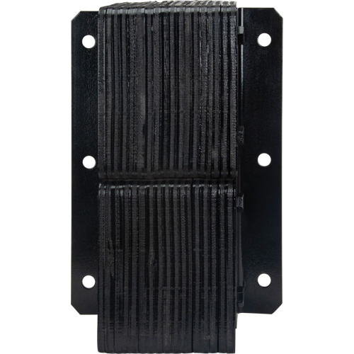 Laminated Dock Bumpers, Vertical, Rubber, 11" W x 6" D x 20" H Maritime Industrial Rubber