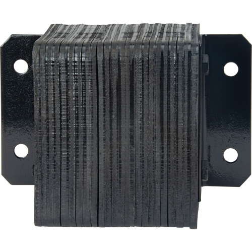 Laminated Dock Bumpers, Horizontal, Rubber, 12" W x 6" D x 10" H Maritime Industrial Rubber
