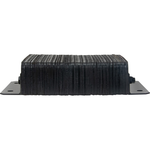 Laminated Dock Bumpers, Horizontal, Rubber, 18" W x 4" D x 12" H Maritime Industrial Rubber