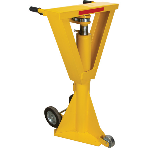 100,000 lbs. Static Capacity Ratchet Beam Trailer Jack, 20 tons Lift Capacity Maritime Industrial Rubber