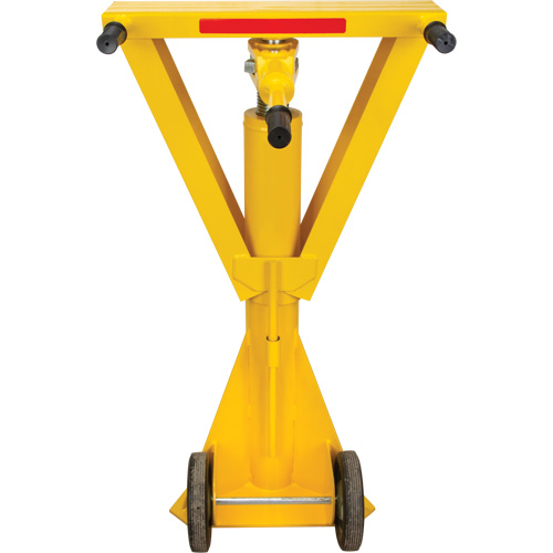 100,000 lbs. Static Capacity Ratchet Beam Trailer Jack, 20 tons Lift Capacity Maritime Industrial Rubber