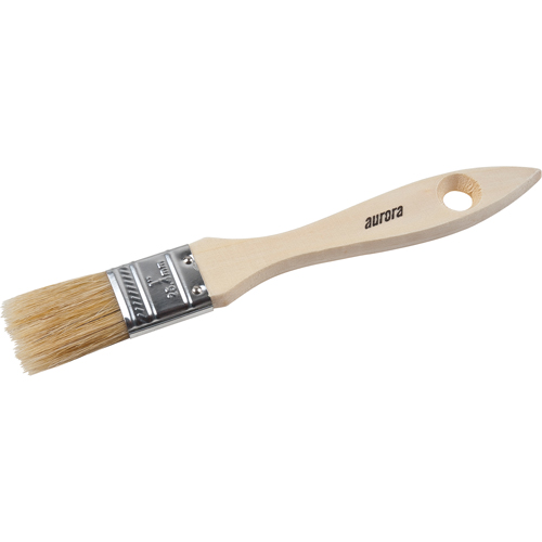 Pinceaux s&eacute;rie AP200, Soie blanche, Manche Bois, Largeur de 1" Maritime Industrial Rubber