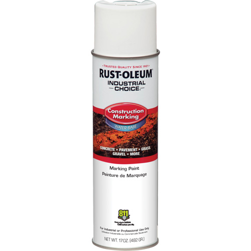 Peinture de marquage &agrave; base d'eau, 17 oz, Canette a&eacute;rosol Maritime Industrial Rubber
